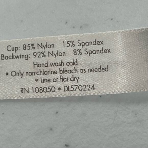 Cacique Full Coverage Black Lace Underwire Bra Size 42DD Romantic Everyday - Picture 10 of 10